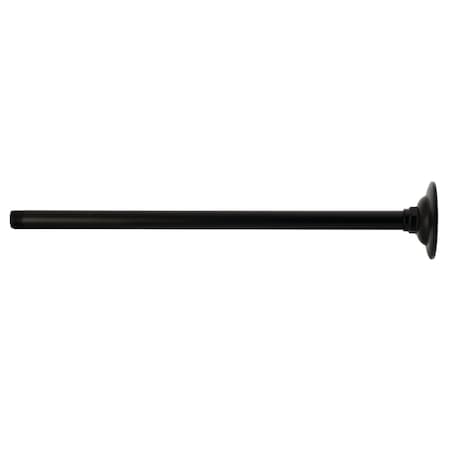 Showerscape K217A0 Trimscape 17" Raindrop Shower Arm, Matte Black K217A0